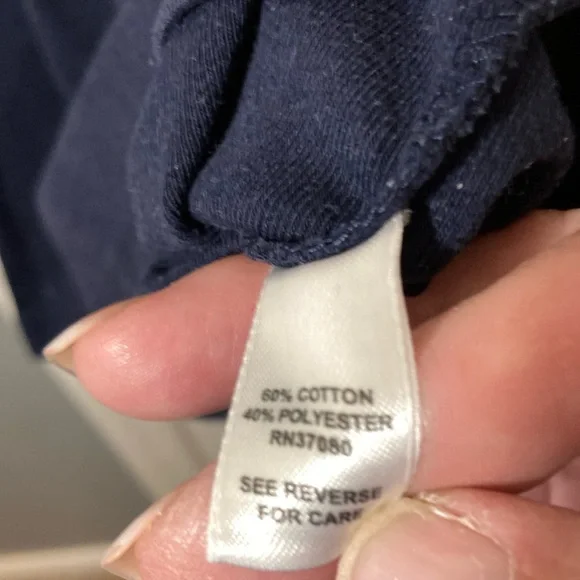 Cato Women's Navy Tank Top with Silver Embellishments Size L - Picture 3 of 4